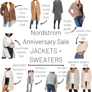 Nordstrom Anniversary Sale Jackets + Sweaters